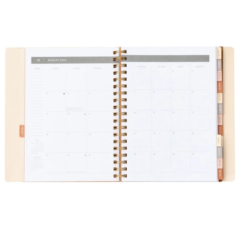 Floral 2025 Planner with Orange Accents - Picture 5 of 16